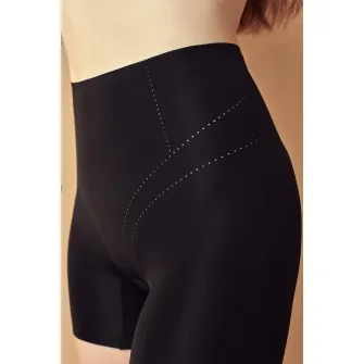 Penti, Colanti scurti modelatori cu talie inalta, Negru, XL