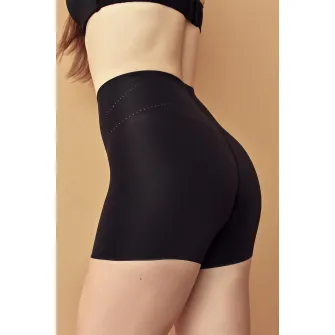 Penti, Colanti scurti modelatori cu talie inalta, Negru, XL