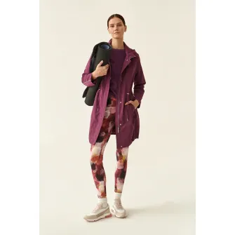 Tatuum, Jacheta parka cu gluga si talie ajustabila, Violet, 38