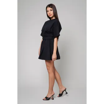 uFIT, Set de tricou si fusta, Negru, M-L