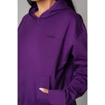 uFIT, Trening uni din amestec de bumbac, Violet, L