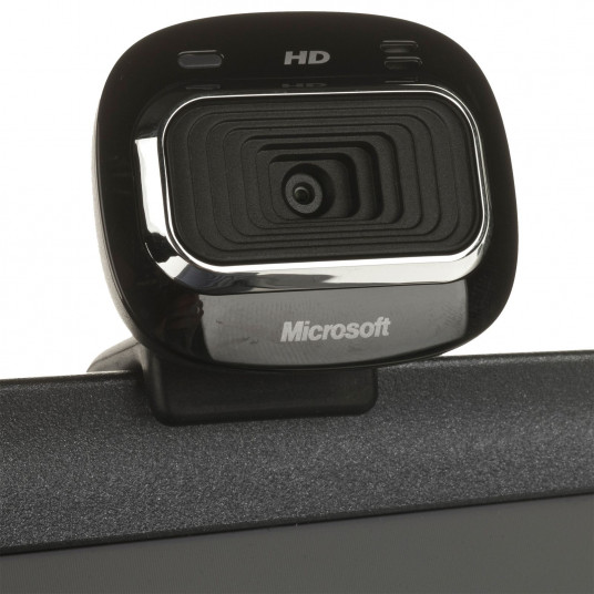 Meaningful the latter Prophet Camera Web Microsoft LifeCam HD-3000, HD, Negru
