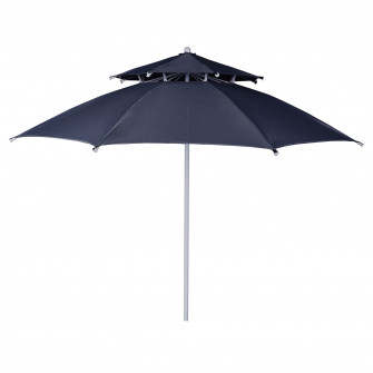 Umbrela plaja Kring, 2.2 m, Gri