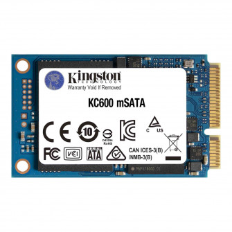 Solid State Drive (SSD) Kingston KC600 512GB, SATA III, mSATA
