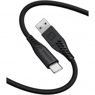 Swissten Soft Silicon Usb-A to Usb-C