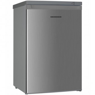 Congelator Heinner HFF-HM91SE++, 91 l, 4 sertare, Control mecanic, Clasa E, H 85 cm, Argintiu