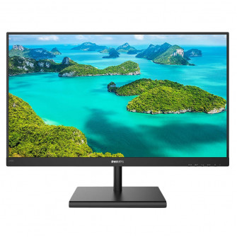 Monitor LED IPS Philips 23.8'', Wide, QHD, FrameLess, 75 Hz, FreeSync, Display Port, Negru, 245E1S/00