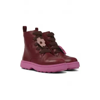 Camper, Ghete de piele Norte Twins 479, Rosu bordo, 34 EU
