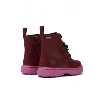 Camper, Ghete de piele Norte Twins 479, Rosu bordo, 34 EU