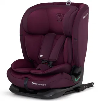 Scaun auto I-size, 76-150 cm, Kinderkraft Oneto 3, ISOFIX, cherry pearl