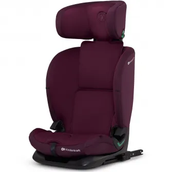 Scaun auto I-size, 76-150 cm, Kinderkraft Oneto 3, ISOFIX, cherry pearl