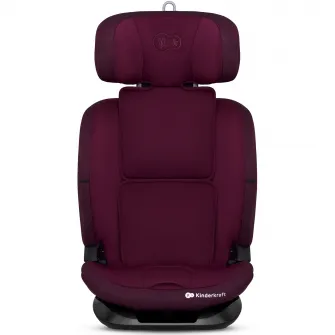 Scaun auto I-size, 76-150 cm, Kinderkraft Oneto 3, ISOFIX, cherry pearl