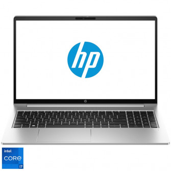 Laptop HP ProBook 450 G10 cu procesor Intel® Core™ i7-1355U pana la 5.0 GHz, 15.6'', Full HD, IPS, 16GB DDR4. 512GB SSD, Intel® Iris® Xᵉ Graphics, Free DOS , Pike Silver