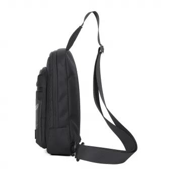 Aoking, Borseta crossbody cu buzunare multiple, Negru