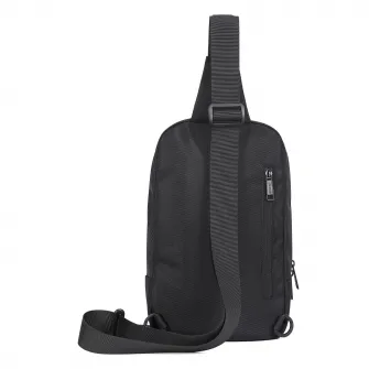 Aoking, Borseta crossbody cu buzunare multiple, Negru