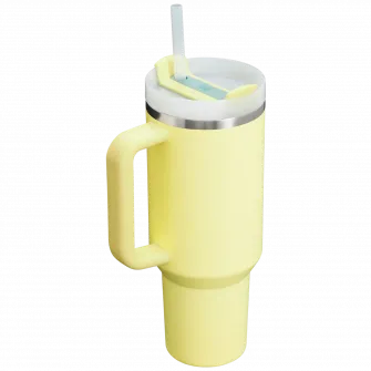 Cana termos cu pai Stanley The Quencher H2.O FlowState Tumbler 1.18L, 10-11673-160, galben