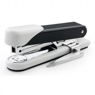 Capsator Novus Stabil cu decapsator, 30 coli, capse 24/6, 26/6, adancime 6.5 cm, metal, negru