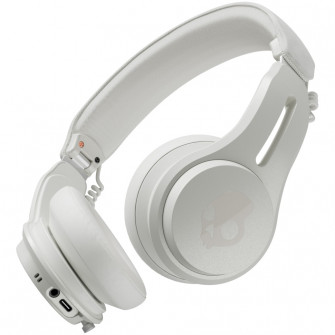 Casti On-Ear Skullcandy Icon ANC, Wireless, Bluetooth, ANC, Multipoint, IPX4, Autonomie 60 ore, Bone/Orange