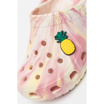Crocs, Talisman cu model cu ananas Jibbitz™, Verde, Galben