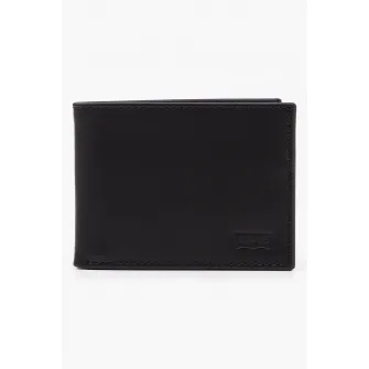 Levi's, Portofel pliabil de piele, Negru