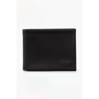 Levi's, Portofel pliabil de piele, Negru