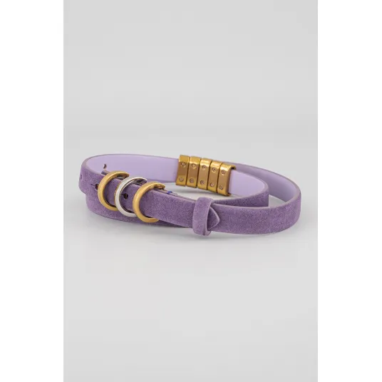 Pinko, Curea de piele intoarsa, Ametist, 89