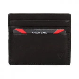 Sergio Valentini, Portcart din piele, Negru