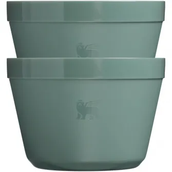 Set pentru gatit camping Stanley Wildfare Go Two Bowl Cook Set 1.1L, 10-09997-020, gri vernil