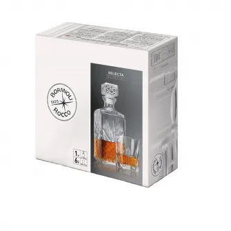 Set whisky Bormioli Selecta, 7 piese, sticla