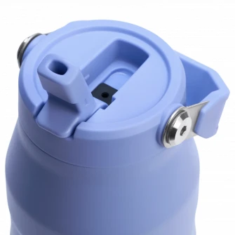 Sticla termos cu pai pliabil Stanley The IceFlow Bottle Flip Straw 2.0 1.06L, 10-12111-068, bleu