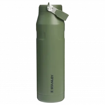 Sticla termos cu pai pliabil Stanley The IceFlow Bottle Flip Straw 2.0 1.06L, 10-12111-081, verde