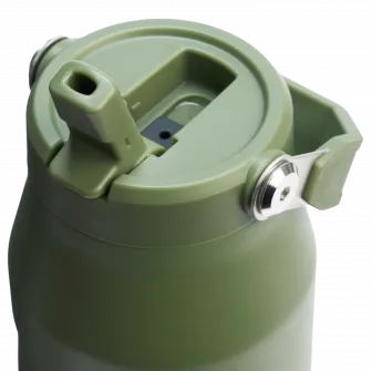 Sticla termos cu pai pliabil Stanley The IceFlow Bottle Flip Straw 2.0 1.06L, 10-12111-081, verde