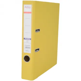 Biblioraft A4 plastifiat PP/PP 50 mm Optima Premium - galben (6/set)