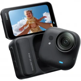 Camera Video Sport Insta360 GO Ultra, 4K60fps, Standard Bundle, Midnight Black
