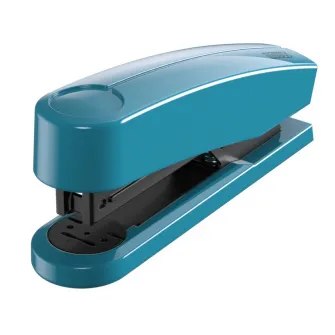 Capsator Novus B 2 color ID 2.0, 25 coli, capse 24/6, 26/6, adancime 6.5 cm, bright petrol