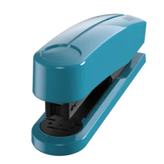 Capsator Novus B 2 color ID 2.0, 25 coli, capse 24/6, 26/6, adancime 6.5 cm, bright petrol