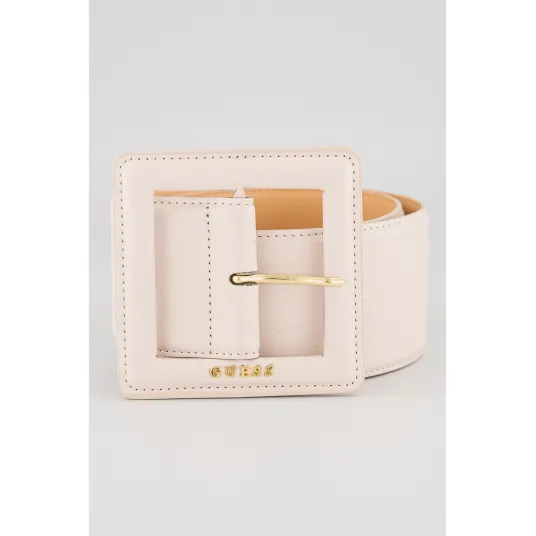 GUESS, Curea cu catarama patrata Tatum, Roz somon, 85