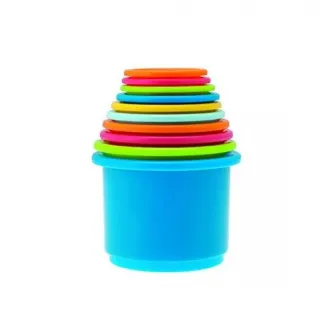 Jucarie de sortare Chicco 2 in 1, Piramida de canute