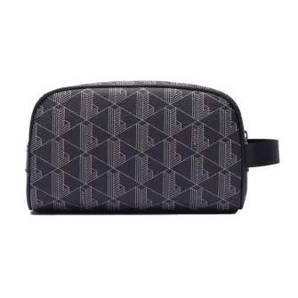 Lacoste, Etui cu fermoar The Blend, Negru