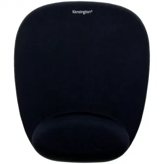Mouse Pad Kensington, cu suport ergonomic pentru incheietura mainii, cu spuma, negru