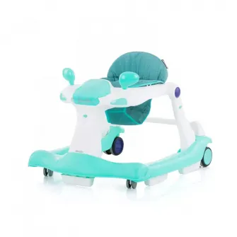 Premergator si antepremergator Chipolino Super Star 2 în 1, verde menta