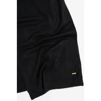 Barts, Fular tricotat cu terminatii striate Witzia, Negru