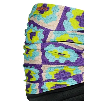Barts, Guler din fleece cu model circular, Multicolor