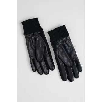 Barts, Manusi de piele, Negru, 20 CM