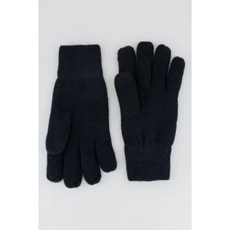 Barts, Manusi din amestec de lana Rilef, Negru, 18 CM