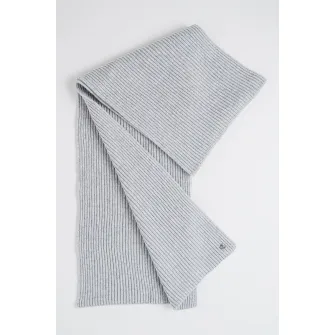 CALVIN KLEIN, Fular uni din amestec de lana, Gri melange