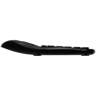 Calculator de birou Maul ECO MJ555, 10 digits, realizat din plastic reciclat, incarcare solara-negru