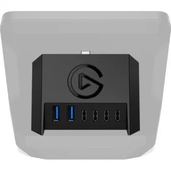 Hub USB Elgato pentru Stream Deck+, SD card reader, Negru