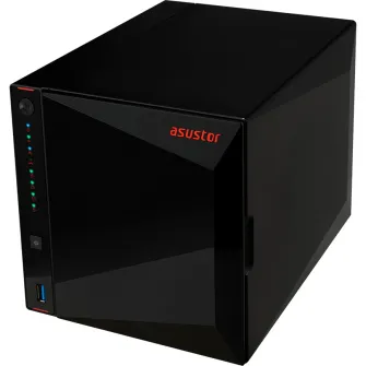 Network Attached Storage Asustor (AS5304T), Nimbustor 4, 2.5G 4 Bay NAS, Intel Celeron Quad-Core, 4GB DDR4, 2.5 GbE x 2, HDMI, USB 3.2 Gen 1 x 3, Wake on Wan