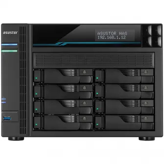 Network Attached Storage Asustor LOCKERSTOR 8 AS6508T, 8-Bay, Intel Atom C3538 2.1GHz, 8GB DDR4